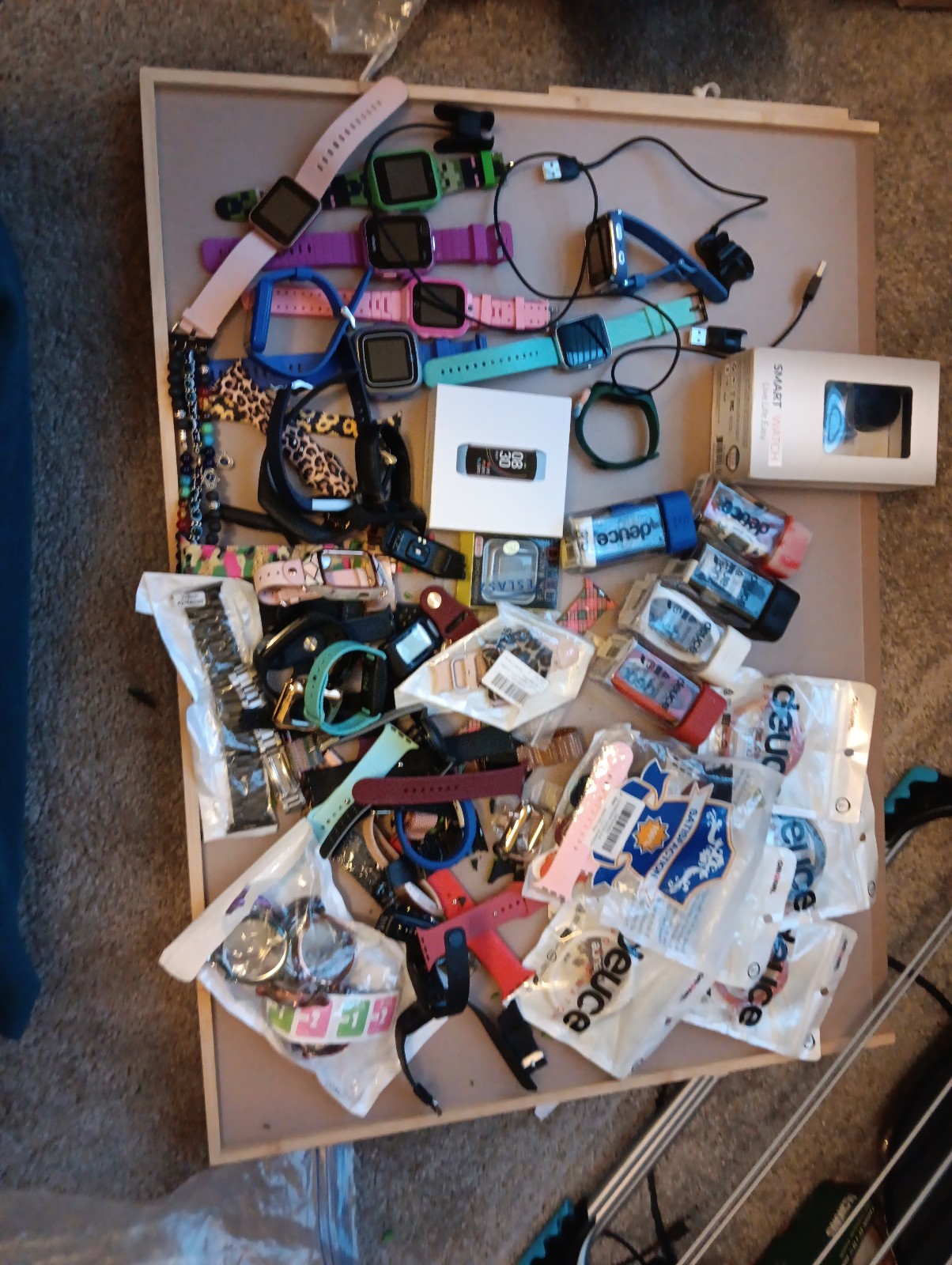 Lot fitness, other, watches and accessories