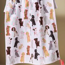 NEW Anthropologie Puppy Love Dogs Kitchen Dish Towel NWT
