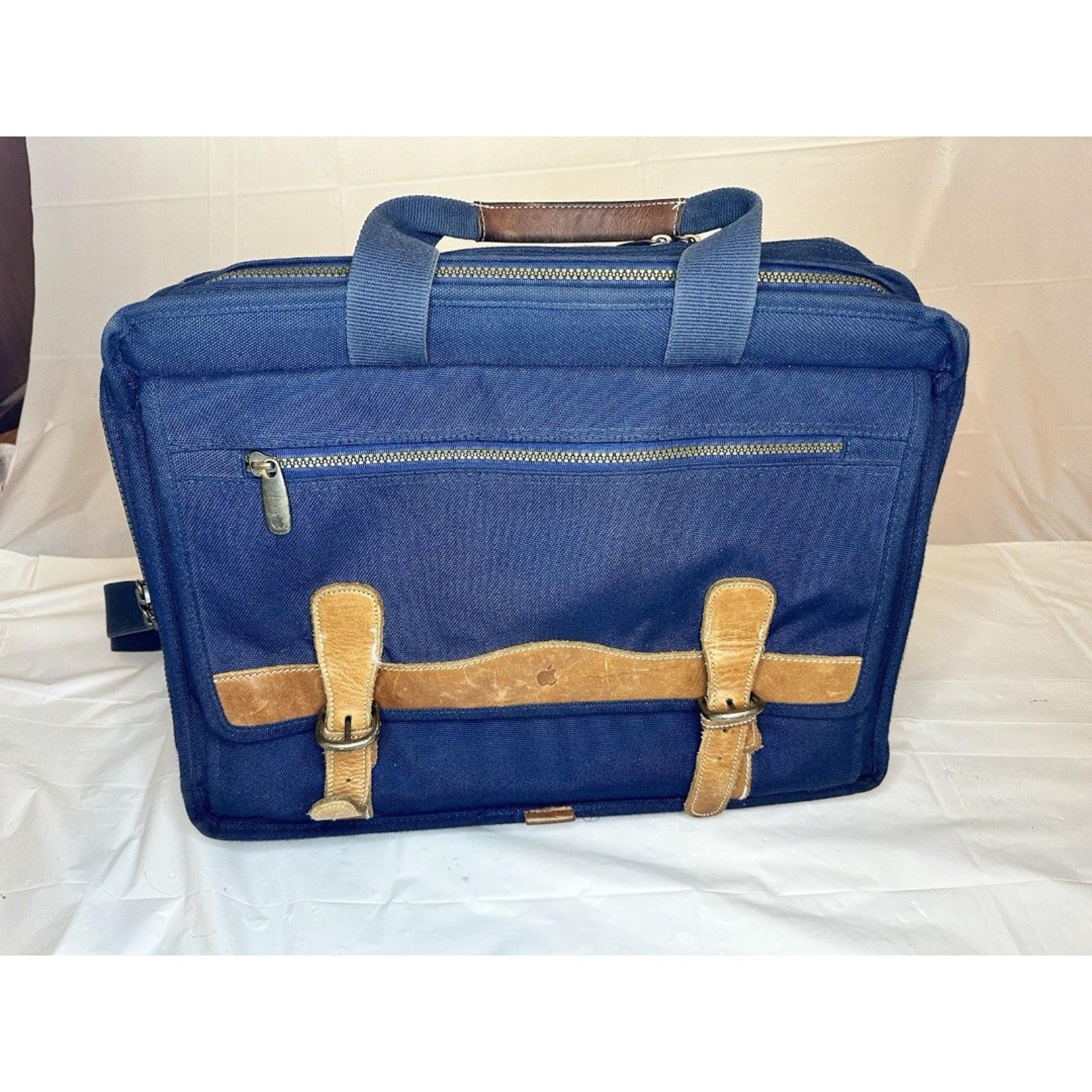 Vintage Apple Mac Computer Messenger Bag Green RARE