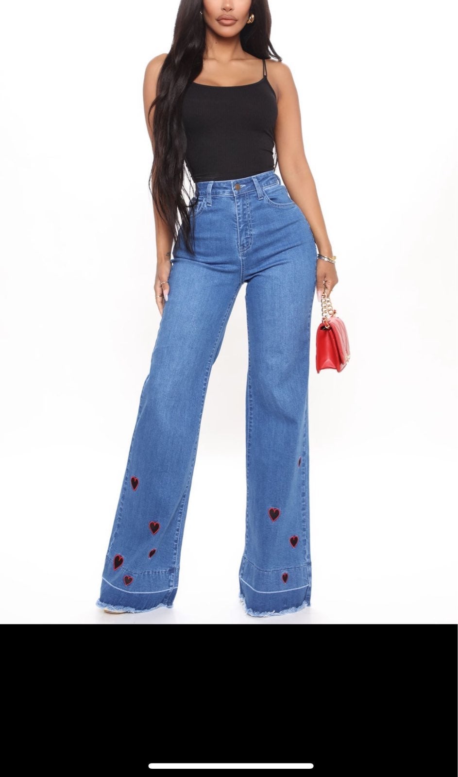 Heart Flare Jeans