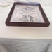 VTG CROSS STITCH SAMPLER FRAMED, VERY PRETTY