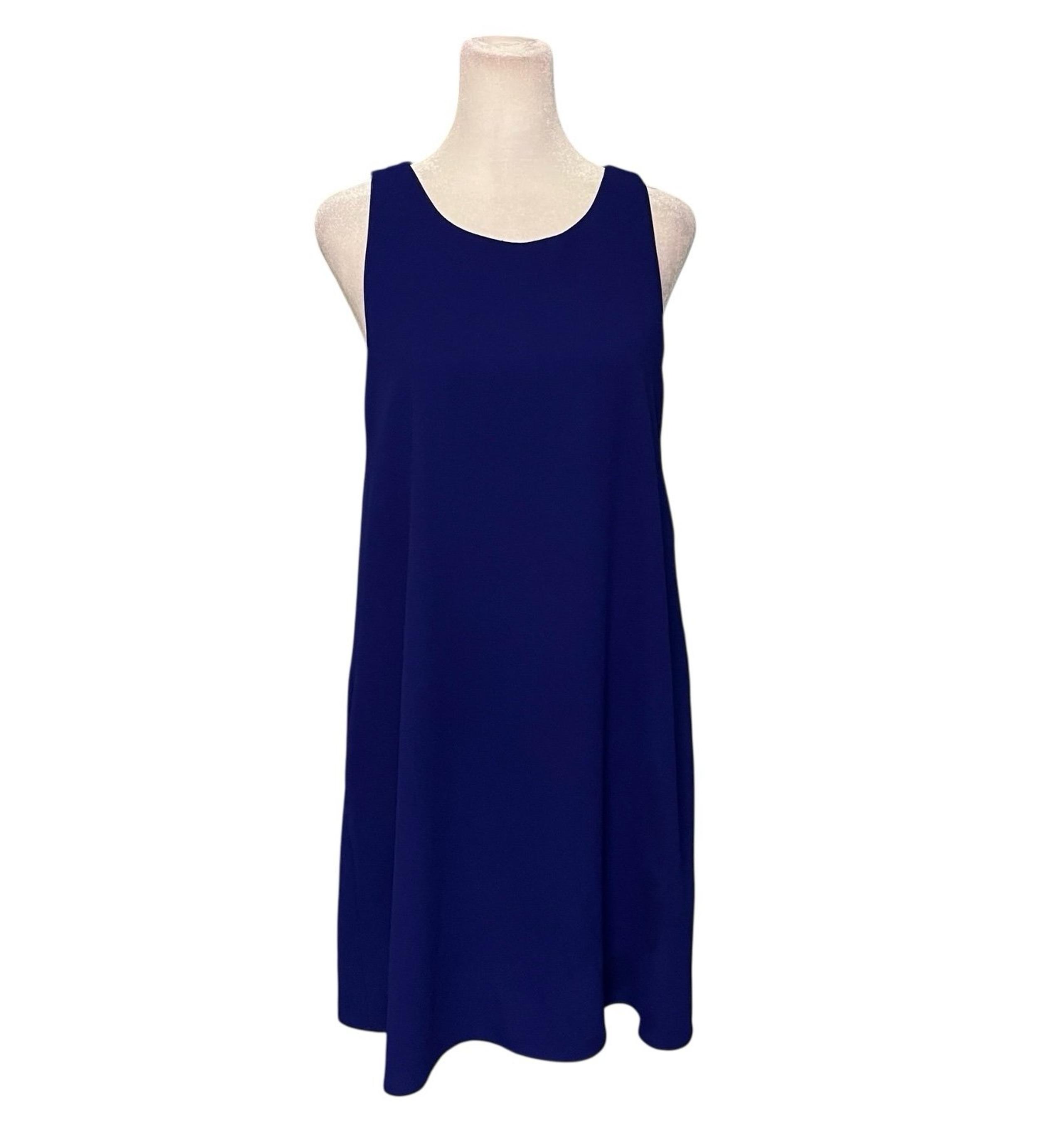 Everly LA Boutique Blue Sleeveless Swing Dress Size Small