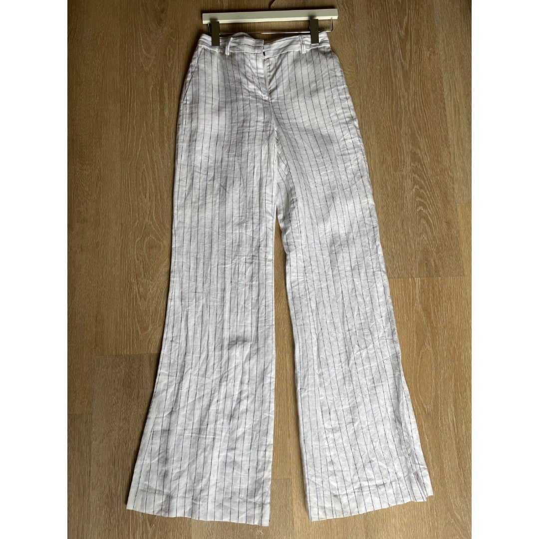 michael kors white linen pants