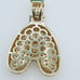 925 Sterling Silver Cubic Zircon Pendant, UU1P7A7126
