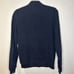 ALLSAINTS Oldsen Bomber Jacket Black Cotton Men's Full Zip Knit Jumper Size M