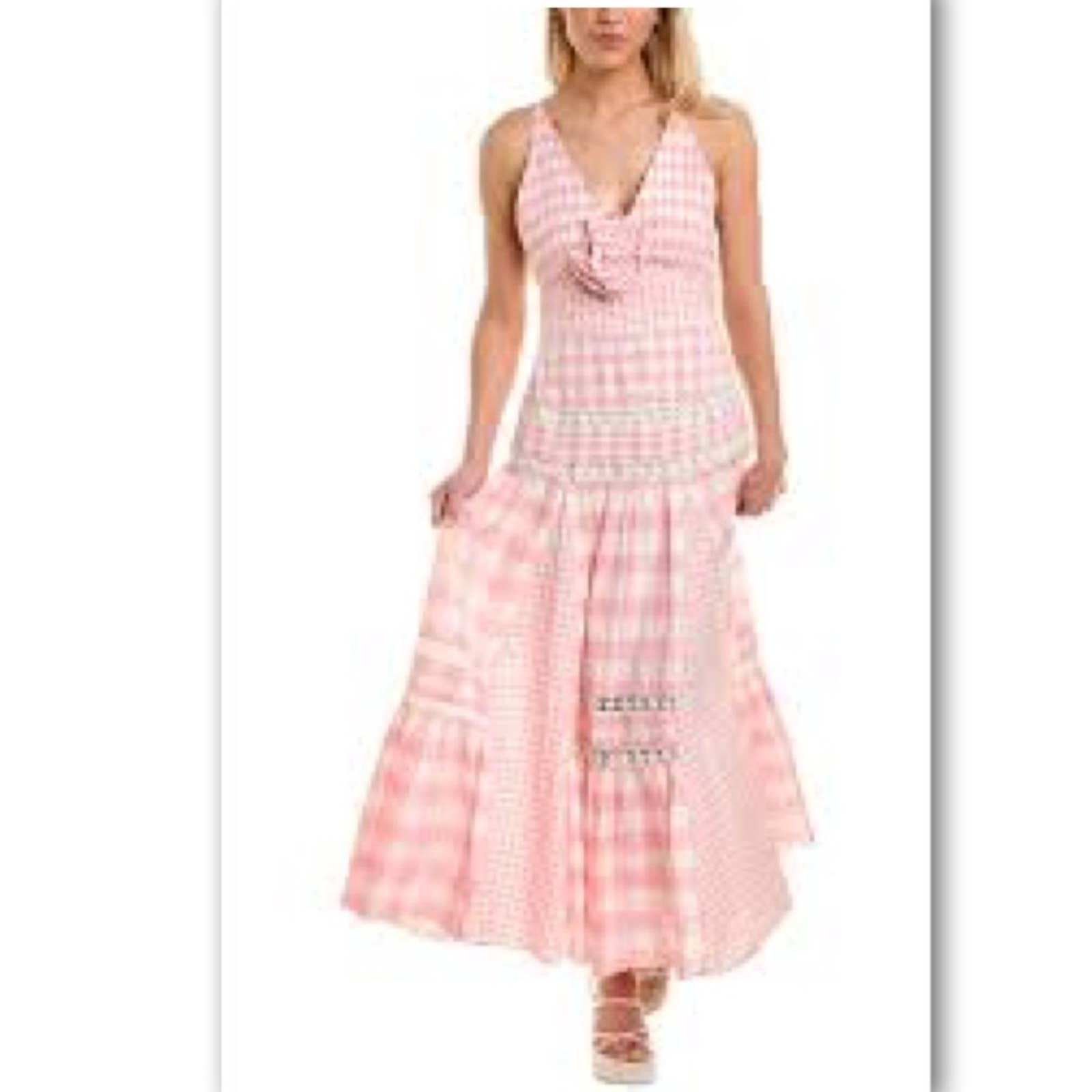 LOVESHACKFANCY ROAN MAXI DRESS, Size 2