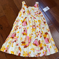 New Zara TEXTURED FLORAL DRESS