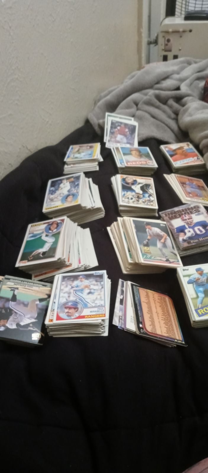 Baseball basketball football hockey cards for sale all in really almost new Cond