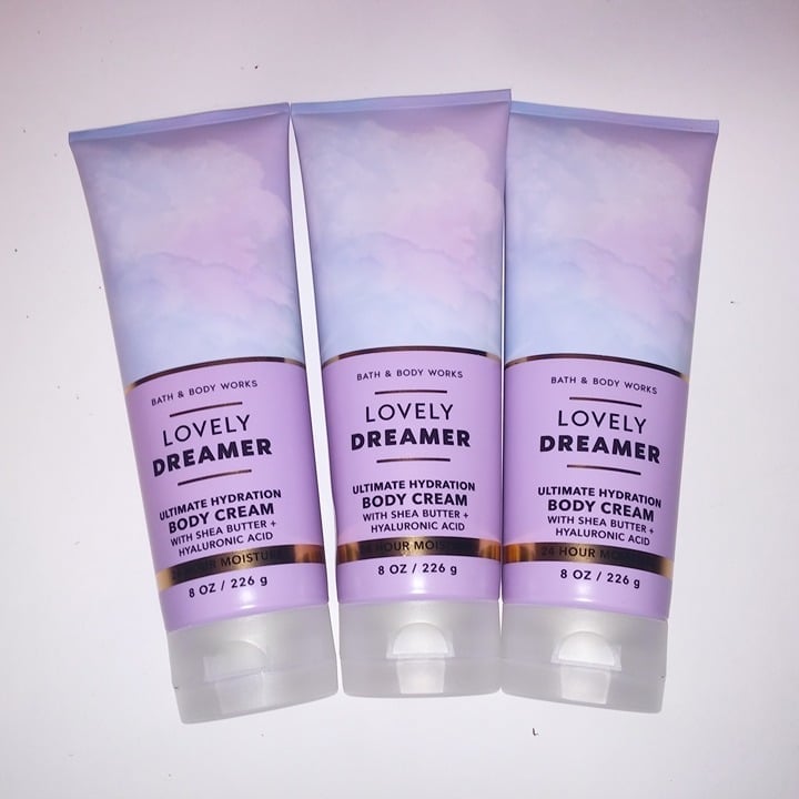 Set of 3 Bath and Body Works Body Cream Lotion Lovely Dreamer Ultra Hydration Fu