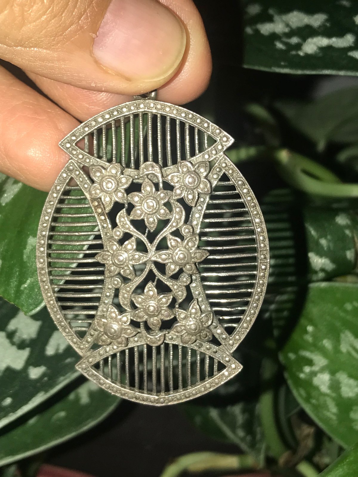 Pendant sterling vintage signed Van Dell