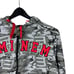 Mens Y2K Eminem All Over Print Rap Promo Full Zip Music Promo Hoodie Size S
