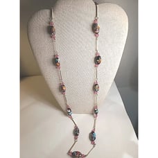 Vintage 16 Necklace Venetian Millefiori Italy Glass Murano Large Italian Beads
