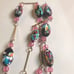 Vintage 16 Necklace Venetian Millefiori Italy Glass Murano Large Italian Beads