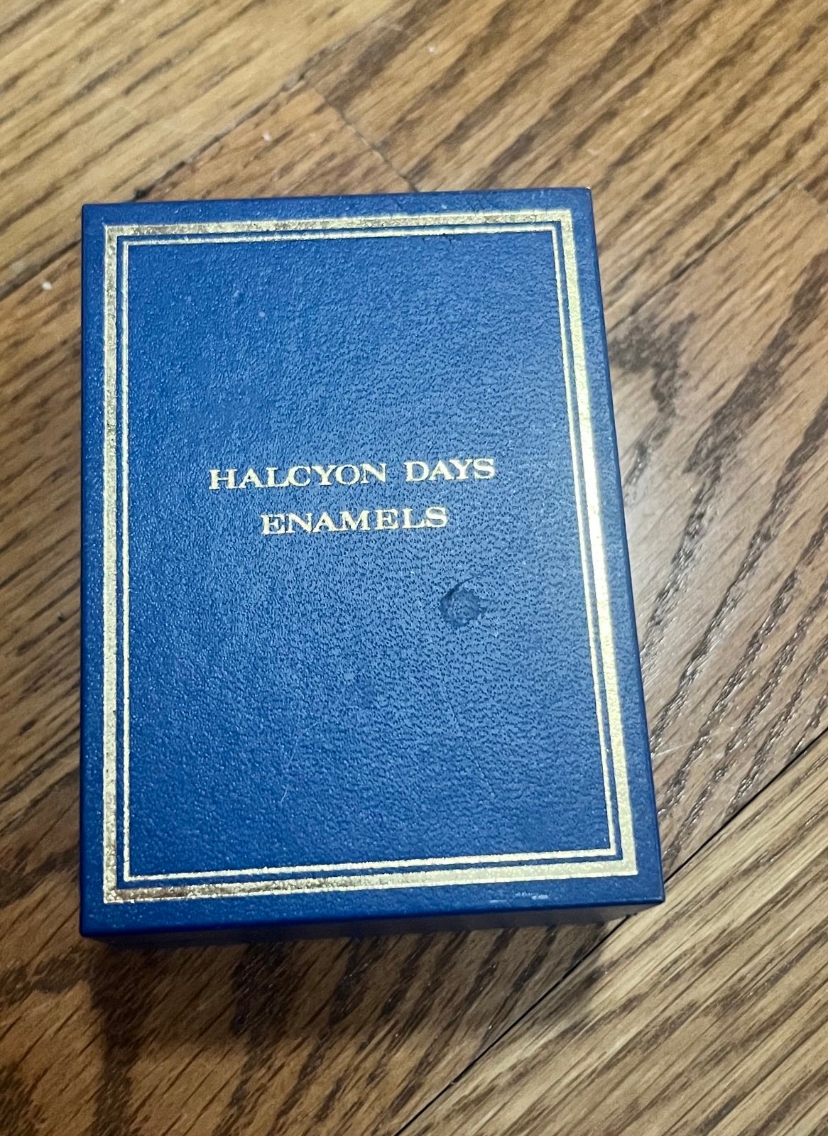 Halcyon Days Enamel Box Golden Rule 2000 - Mary Kay Exclusive