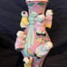 Vintage Chinoiserie Famille Rose Pink Fertility Vase