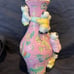 Vintage Chinoiserie Famille Rose Pink Fertility Vase