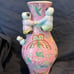 Vintage Chinoiserie Famille Rose Pink Fertility Vase
