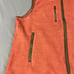 Peter Millar Golf Vest Crown Micro Shearling Fleece Full Zip XL Orange 198