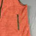 Peter Millar Golf Vest Crown Micro Shearling Fleece Full Zip XL Orange 198