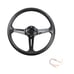 NEW JDM UNIVERSAL 350MM CARBON FIBER Acrylic Deep Dish 6 Holes Steering Wheel