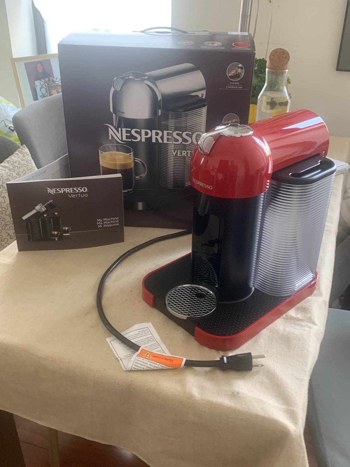 nespresso vertuo red