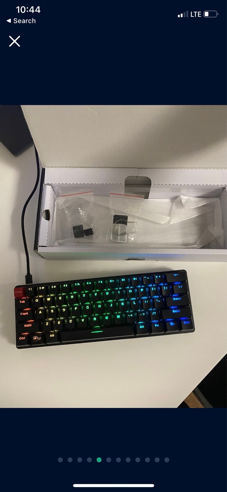 Glorious GMMK black 60% gaming keyboard