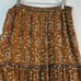 Ulla Johnson Thea Silk Blend Midi Skirt Womens 8 Ruffle Tiered Boho CottageCore
