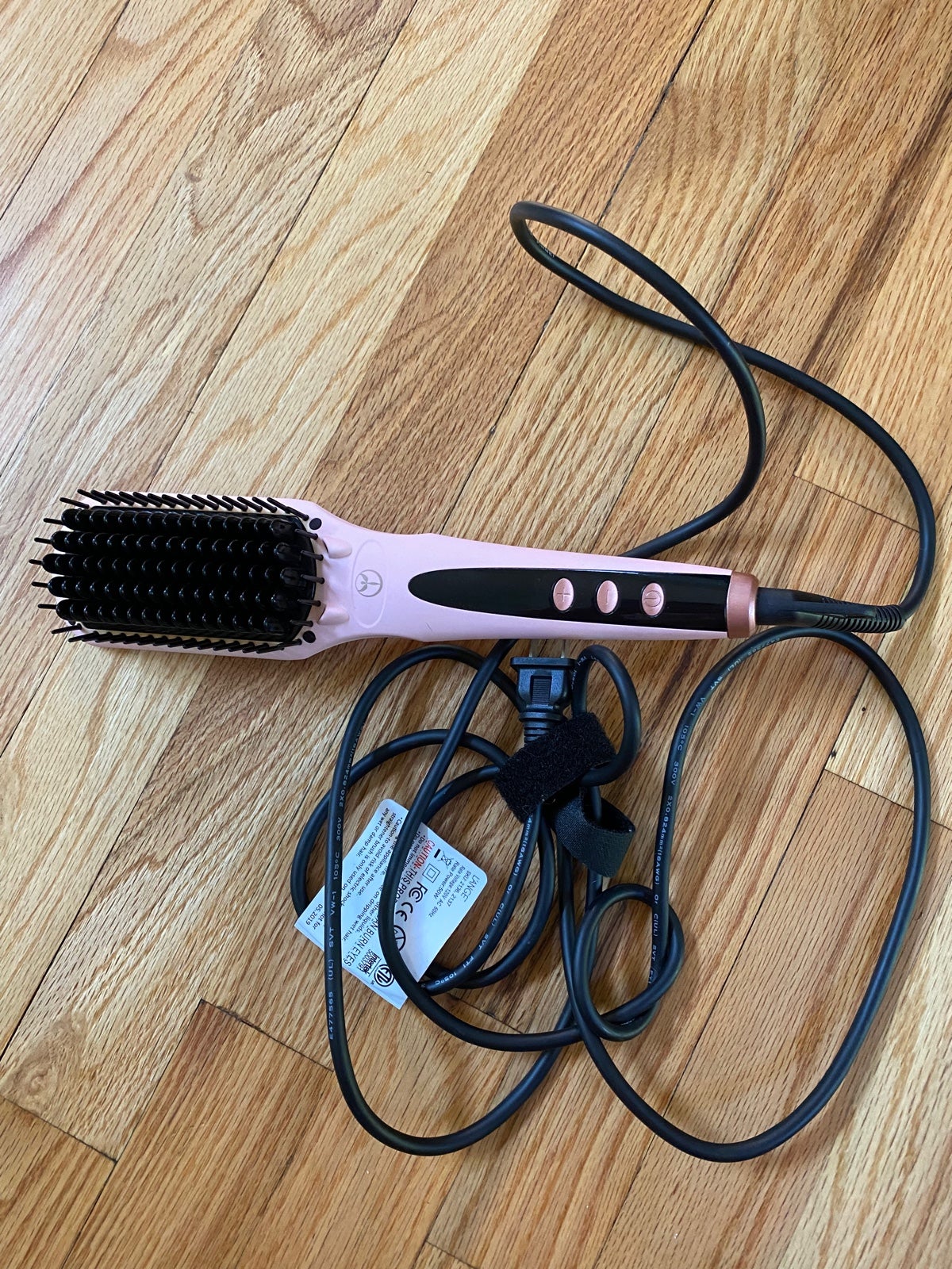 le vite hair brush straightener reviews