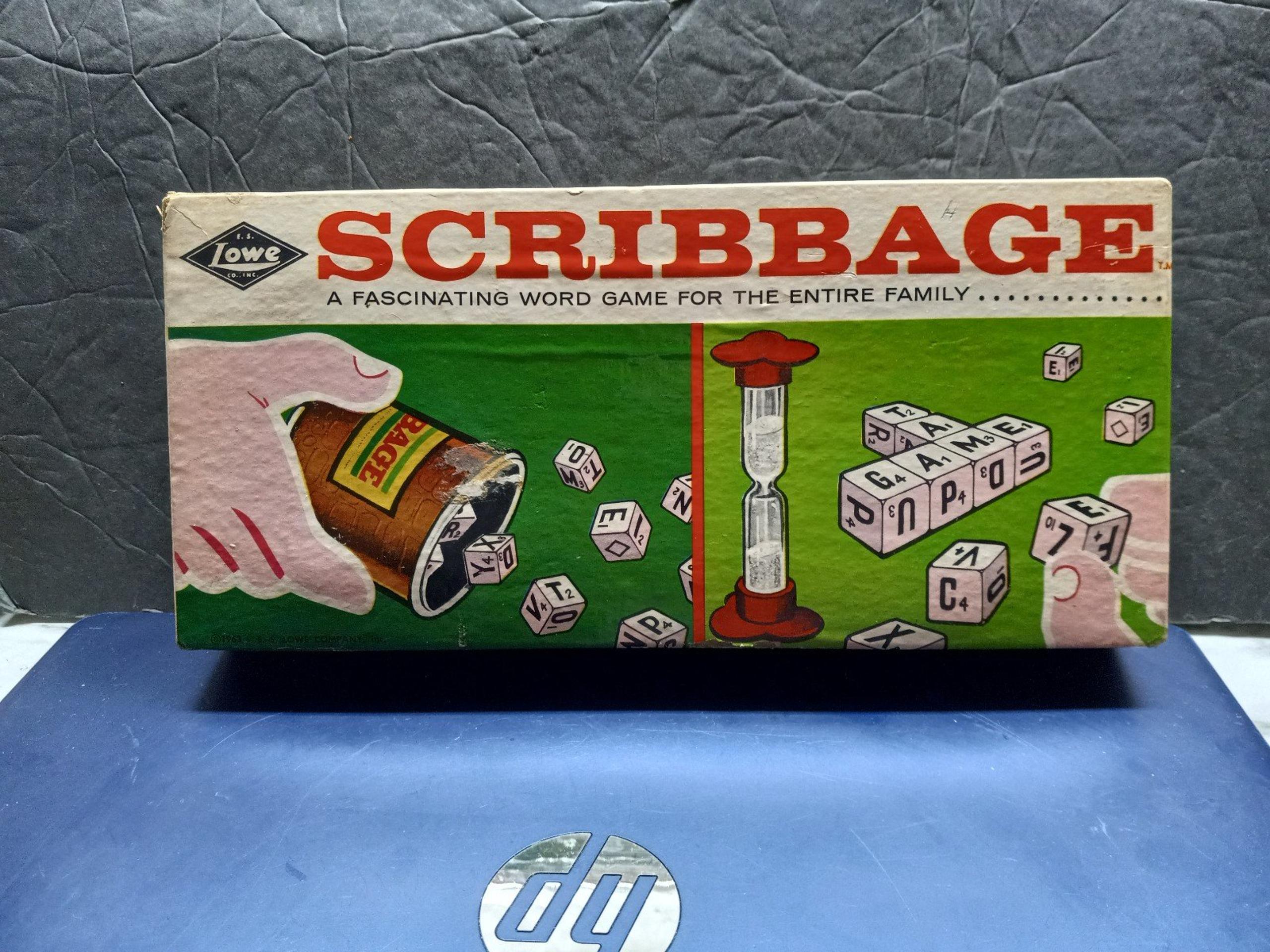 Vintage scribbage game