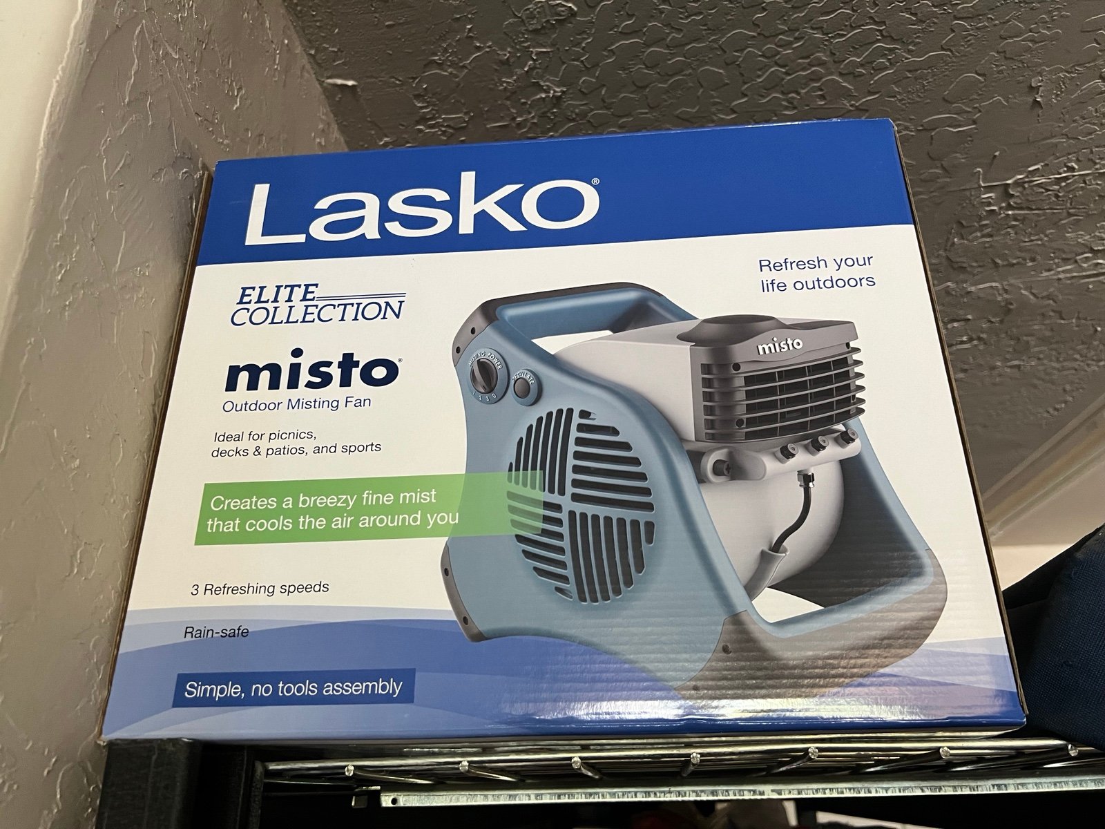Lasko Misto Outdoor Misting Fan