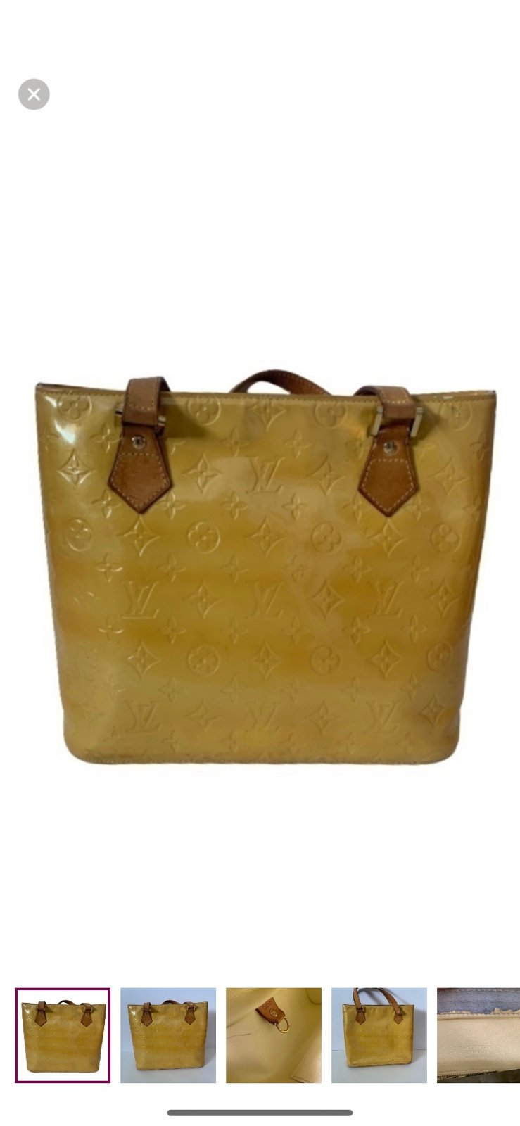 Louis Vuitton Houston Vernis Bag