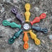 3D doulble sided pentagram goddess silicone mold
