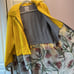 Botter x petit bateau yellow floral raincoat