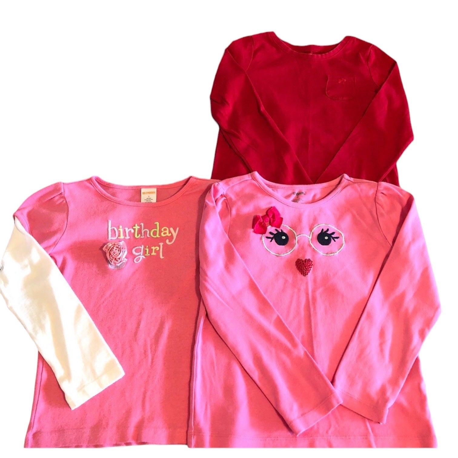 Gymboree Girls Long Sleeve Shirts Sz 6