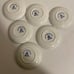 Set of 6 3 Enoch Wedgwood coasters Blue and White England