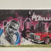 Big Hawk Canvas Wall Art Hanging, Dj Screw Mural Artwork Print, 11x20.5 inches