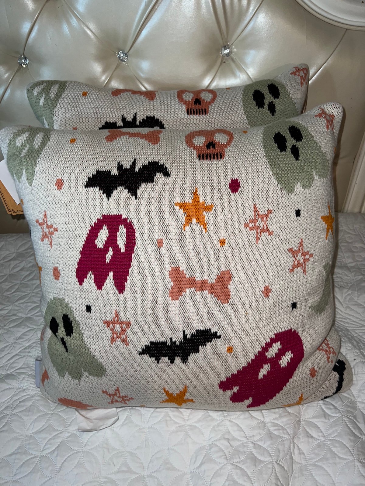 Pac-Man ghost pillows