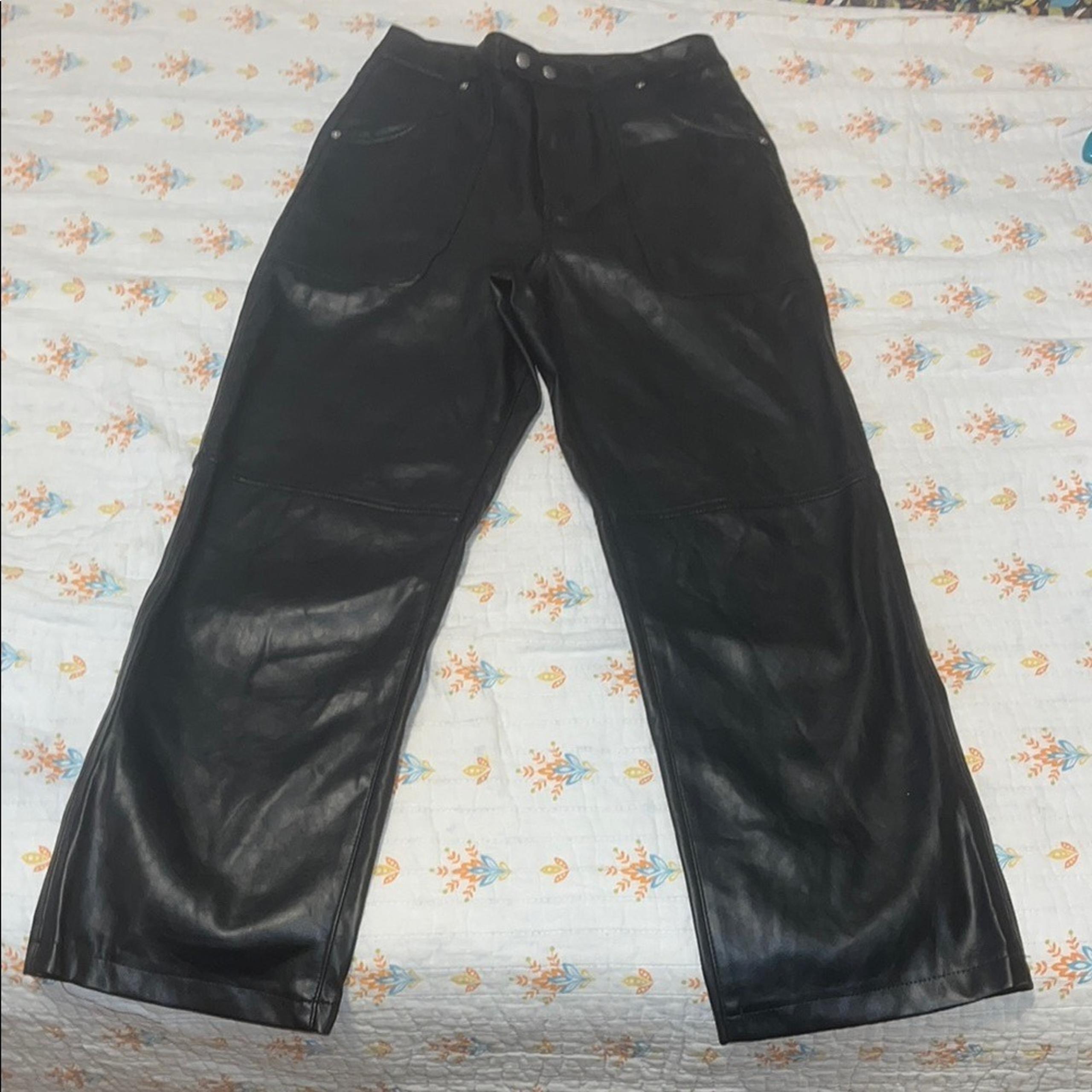 Blank NYC Black Leather Pants