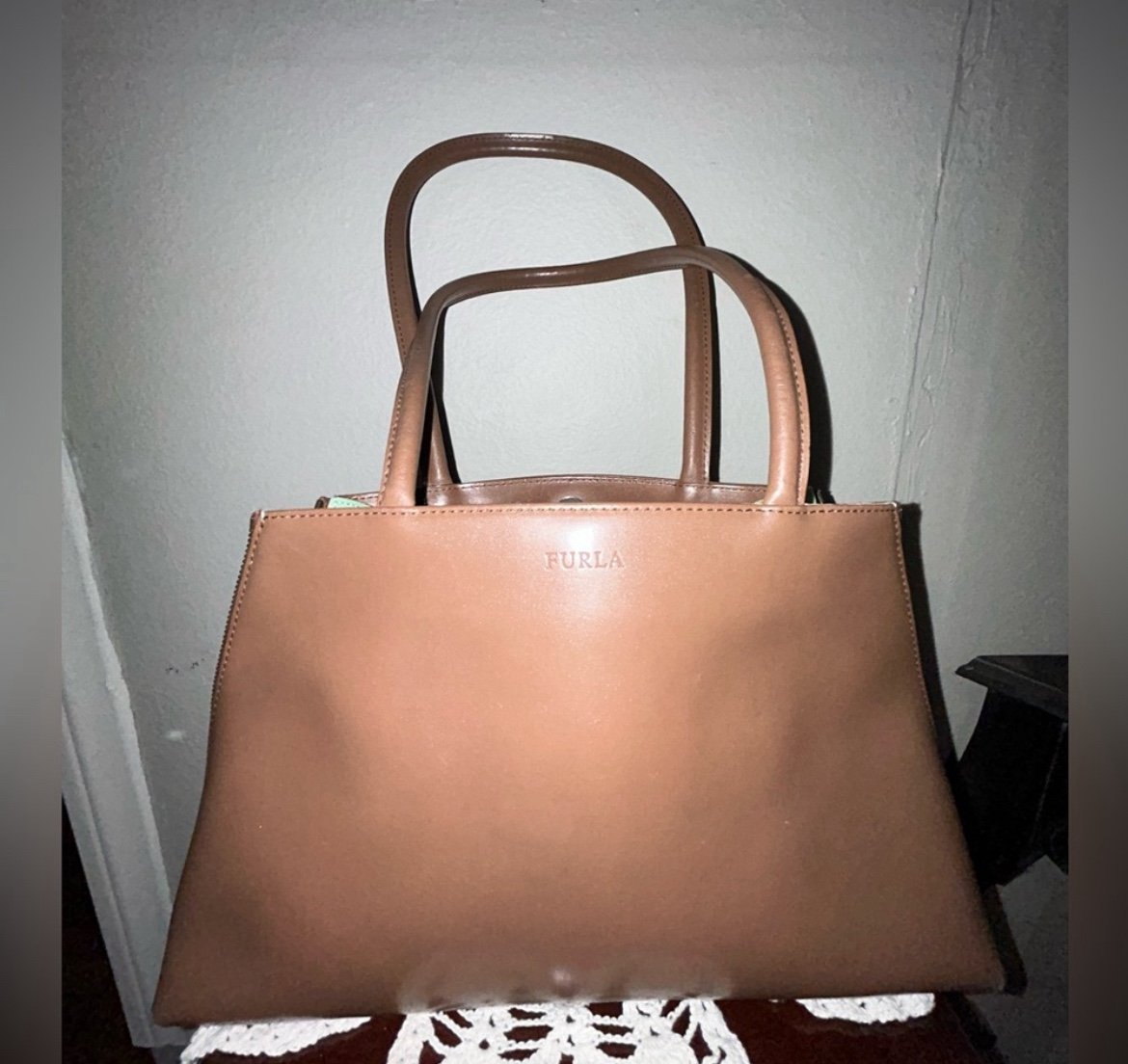 Furla tote brown bag