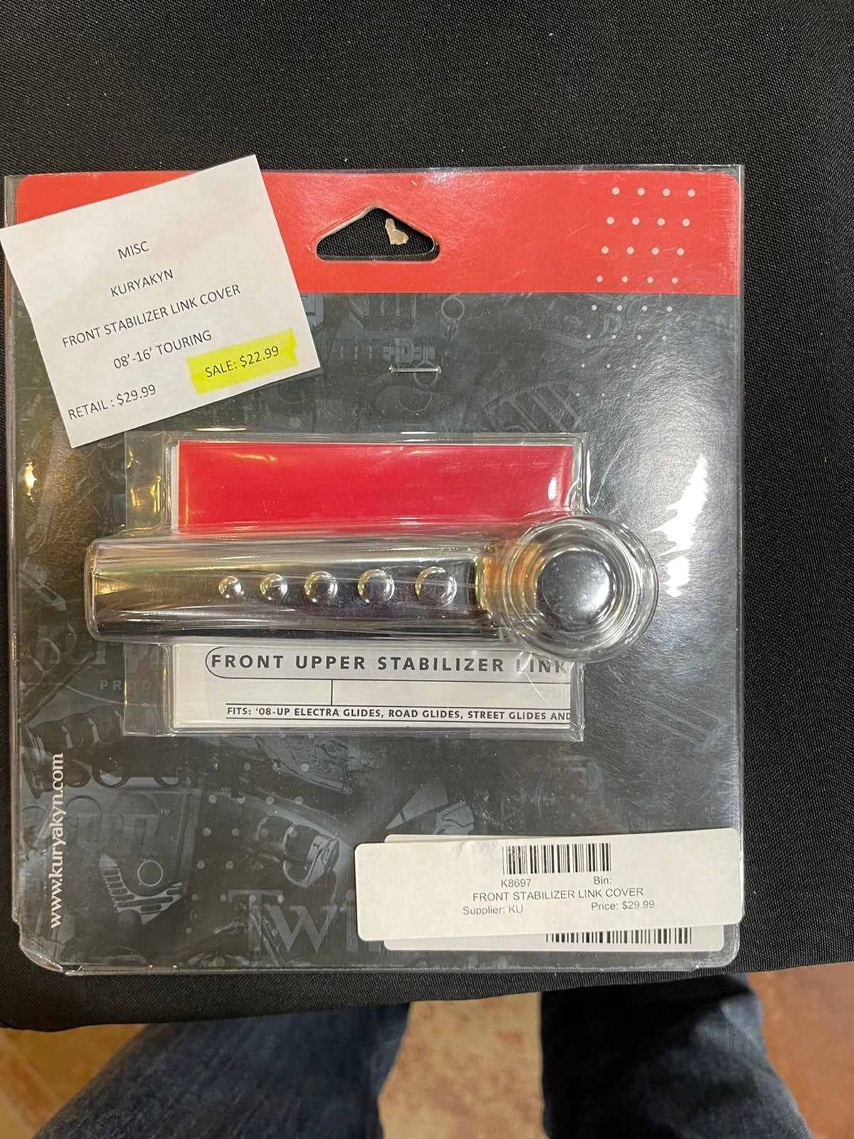 Kuryakyn stabilizer cover.