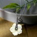 New Beautiful 925 Sterling Silver Mother-of-Pearl & Marcasite Necklace