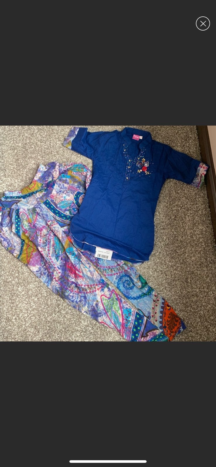 Girls dhoti dress