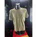 Vintage Gorpcore Mens M Tshirt Van Heusen Pebble Green Ribbed Knit Breast Pocket