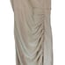 superdown Karmin Gold Metallic Spaghetti Strap Side Slit Ruched Maxi Dress SMALL