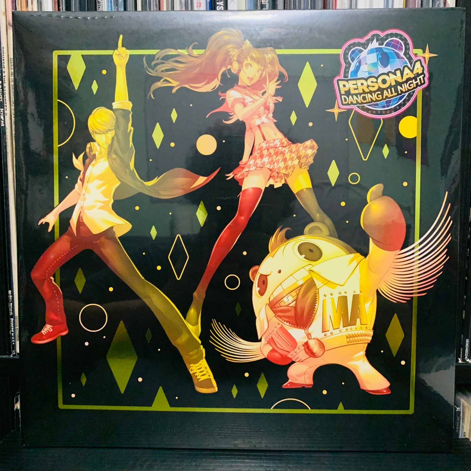 Persona 4: Dancing All Night Stagelight Splatter Yellow Vinyl LP New Sealed OST