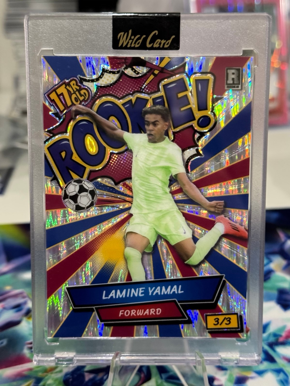 2024 Wild Card Comix Lamine Yamal 17YR Old Rookie Edition 3/3