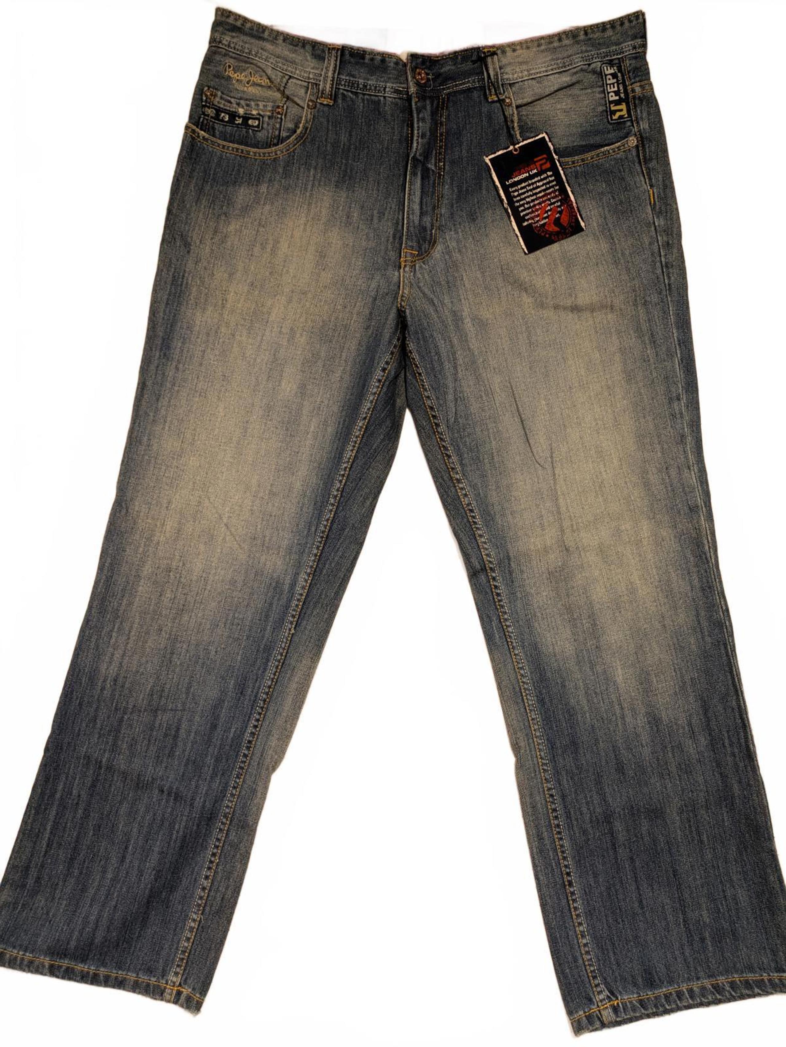 Pepe Jeans Pablo Medium Wash Straight Fit Denim Jeans Mens 38x32 NWT