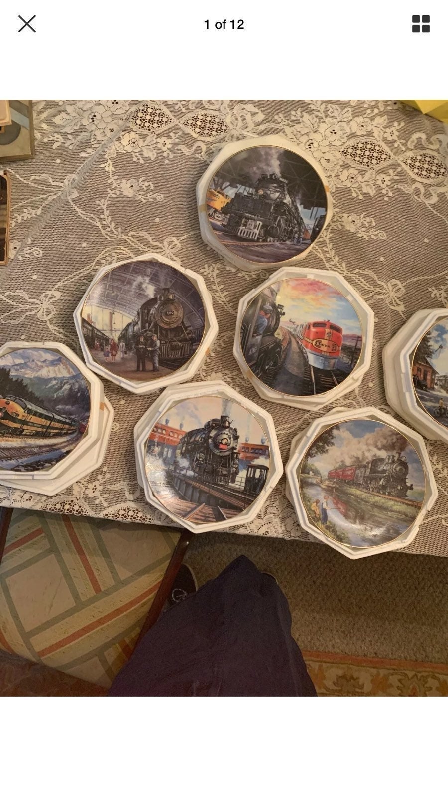 Lot Of 8 Hamilton Plates. Golden Age of