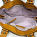 COACH Ashley Soho Pleated Leather Satchel Shoulder Bag Tan & Gold #E1076-F13732
