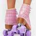 Roller Skates SZ 14 womens - LESS OF A CLUE PLAID ROLLER SKATES